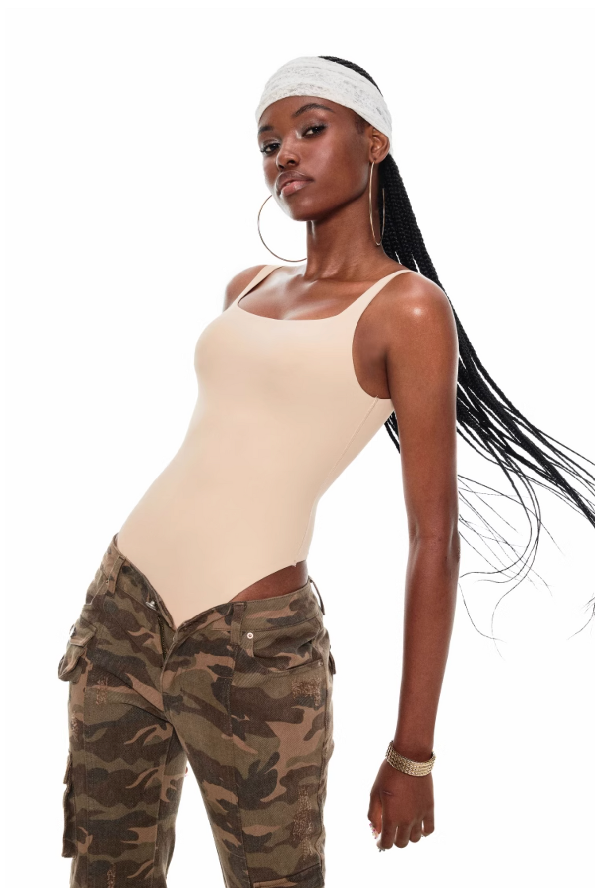 SQUARE NECK BODYSUIT – 4colors
