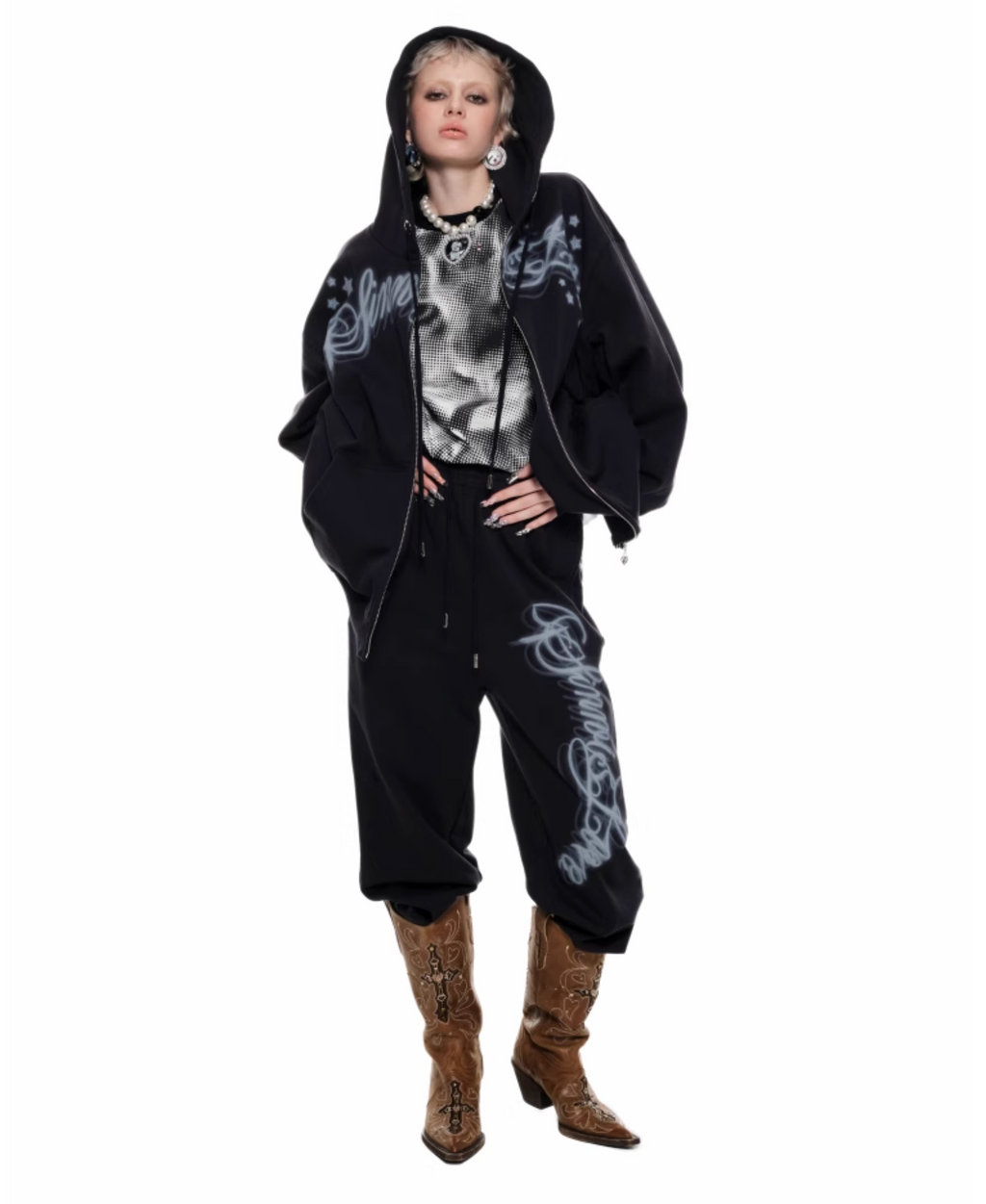 MONSTER BLADE HOODIE CARDIGAN – 2colors