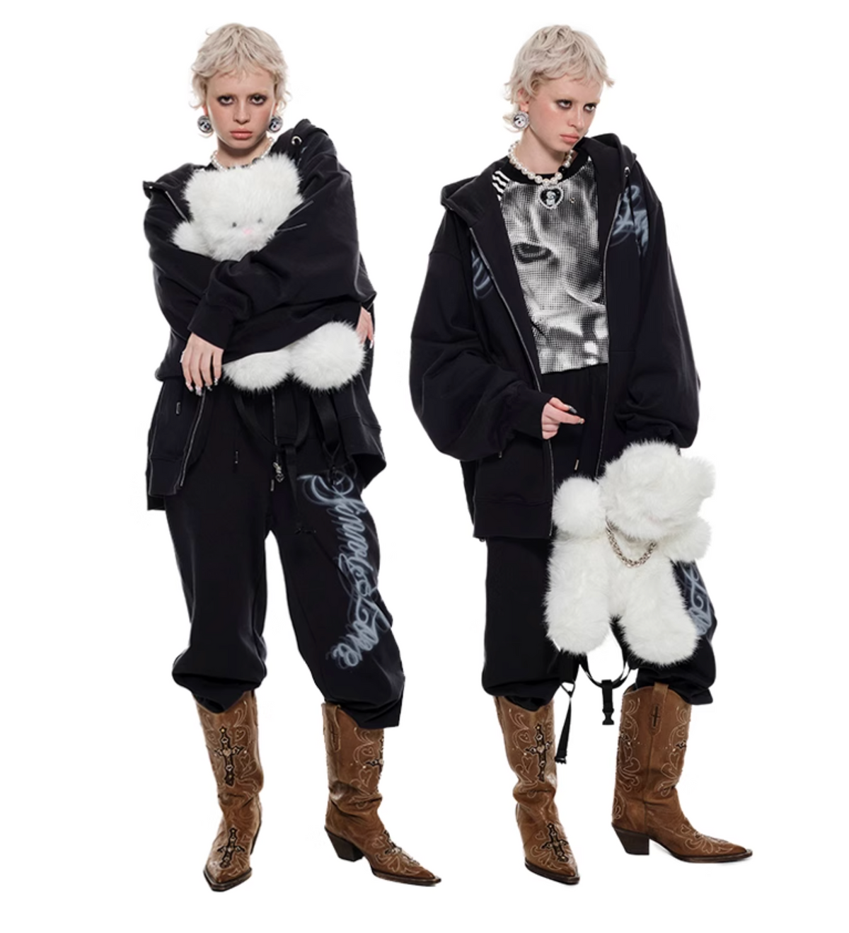 MONSTER BLADE HOODIE CARDIGAN – 2colors