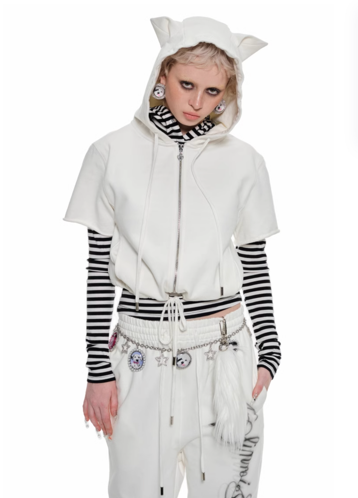 MINI MONSTER CAT EARS HOODIE – 2colors