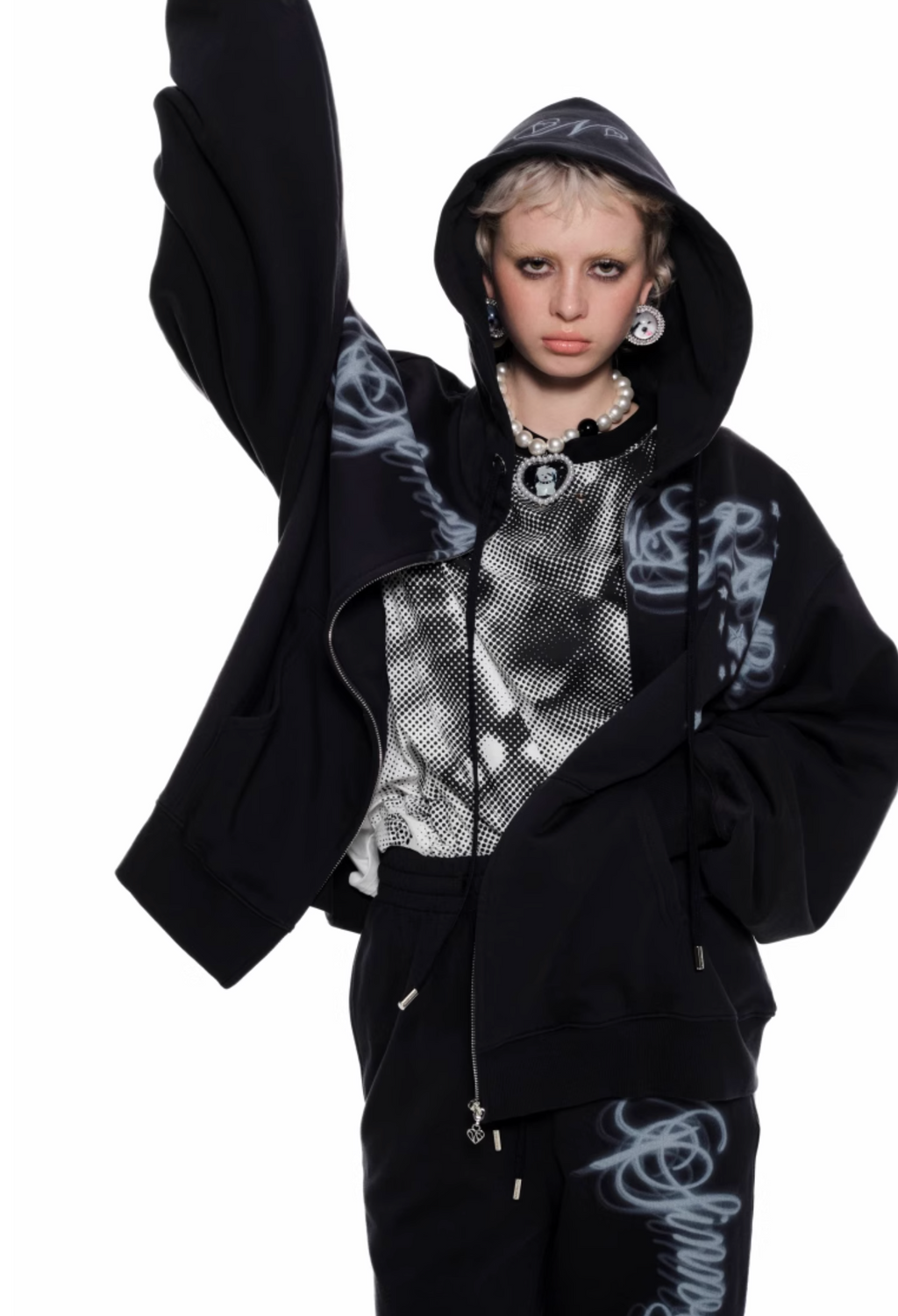 MONSTER BLADE HOODIE CARDIGAN – 2colors
