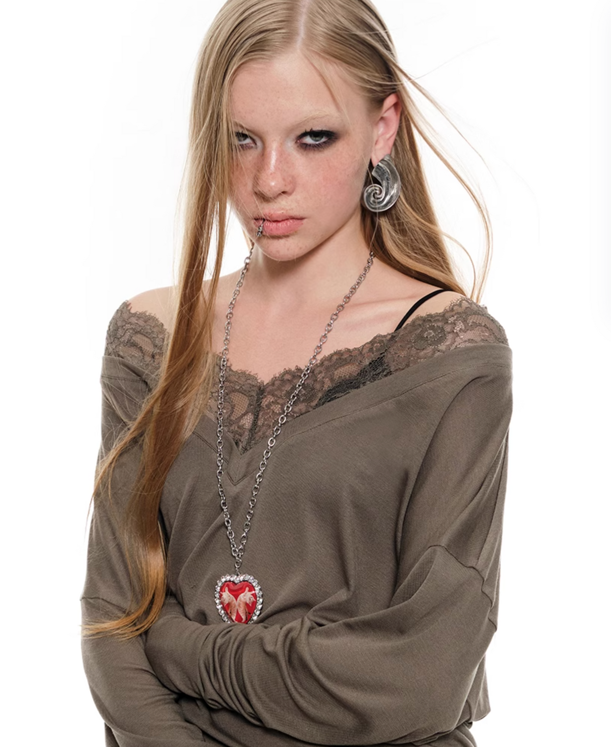GAGI LACE TRIM T-SHIRT – 2colors
