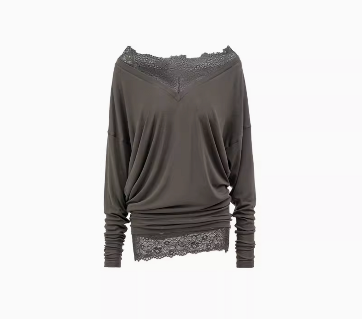 GAGI LACE TRIM T-SHIRT – 2colors