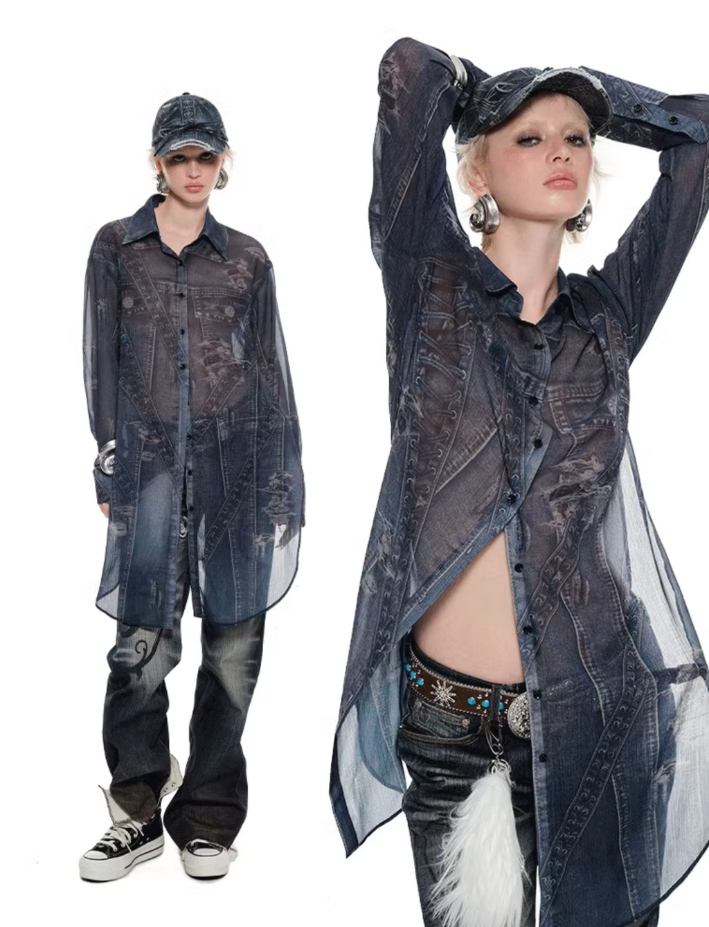 TRINITY LONG SHIRT (can be worn 2 ways) – 2colors