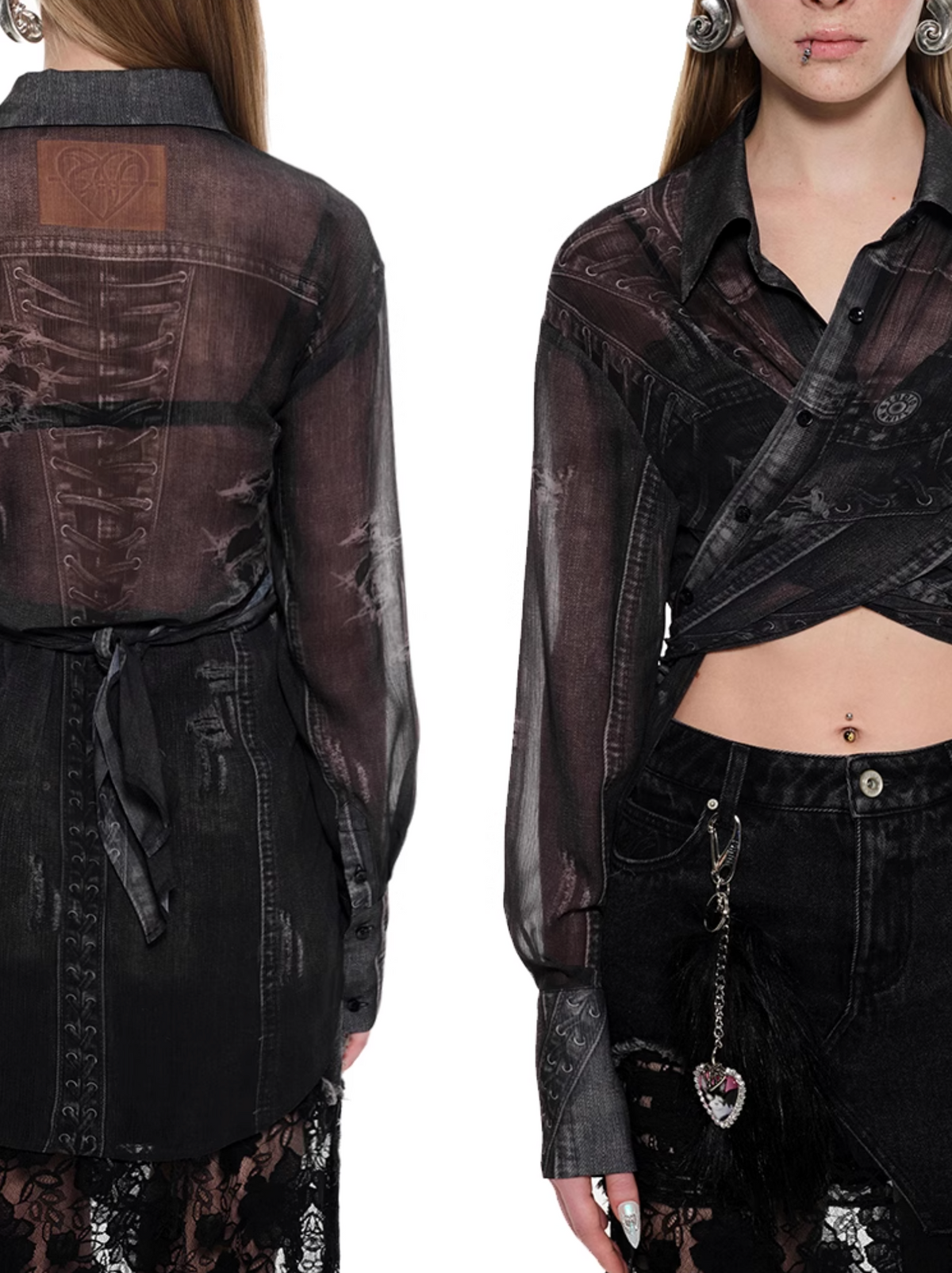 TRINITY LONG SHIRT (can be worn 2 ways) – 2colors
