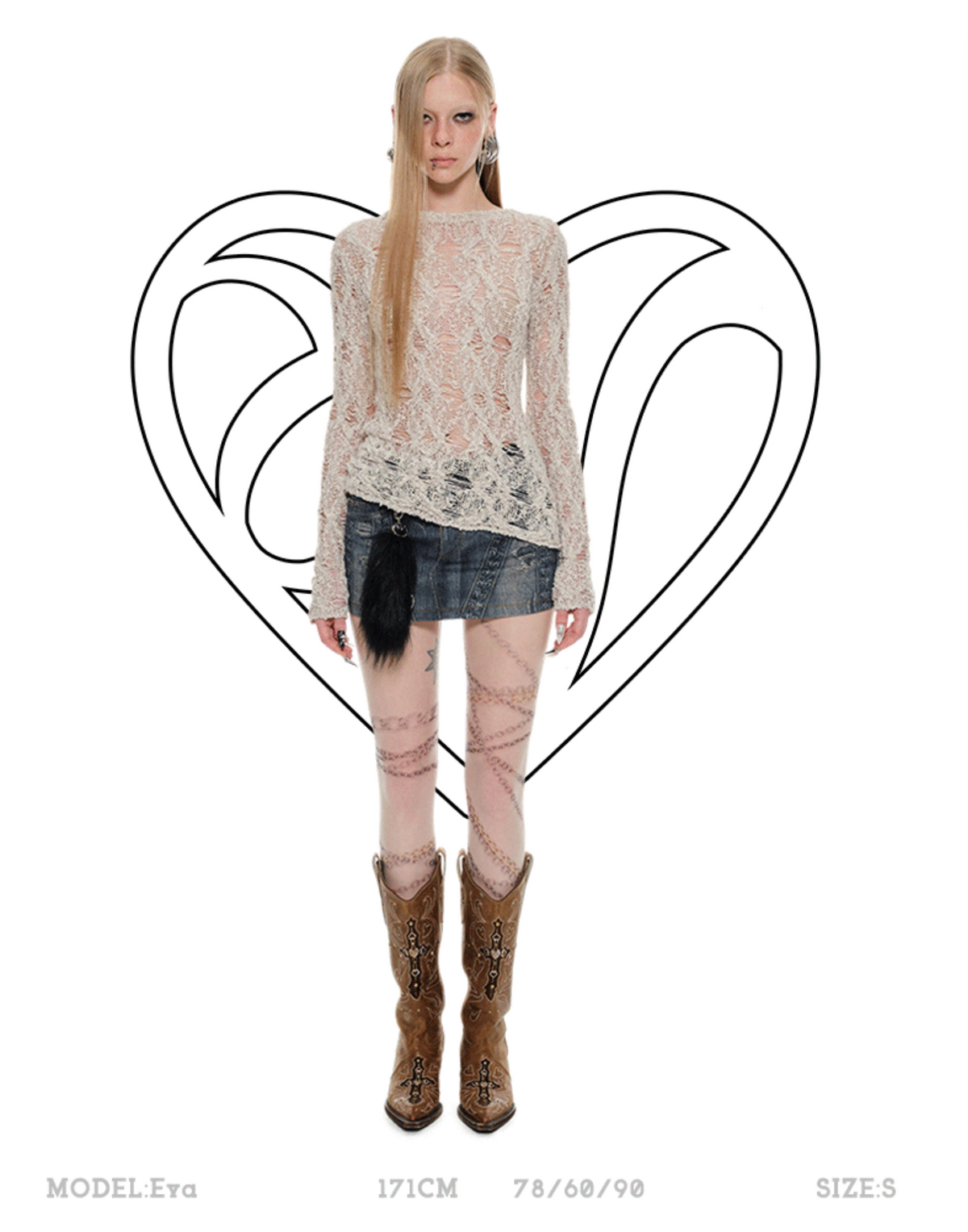 ERIKA CROCHET LONG SLEEVE TOP – 2colors