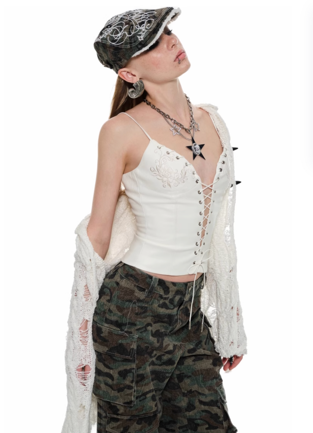 MARI EMBROIDERED HAT – 2colors