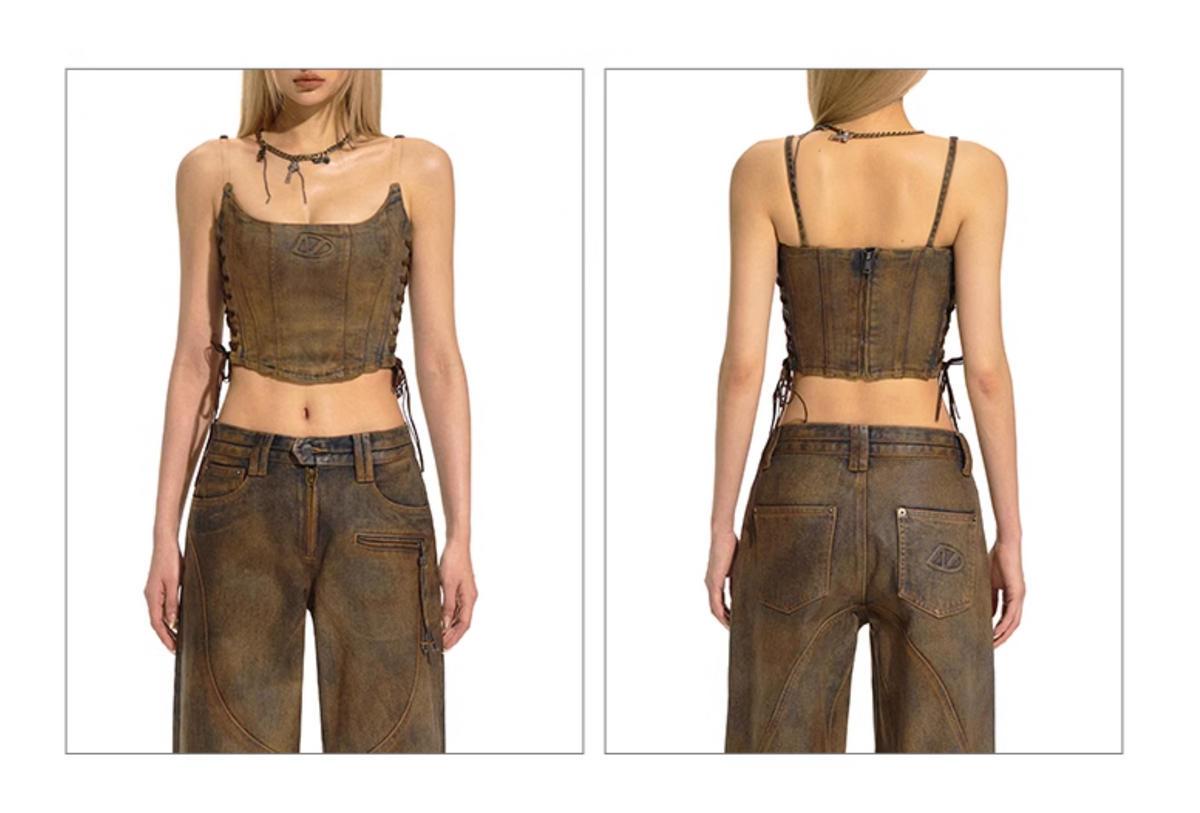 IN STOCK | VACA SAND BUSTIER TOP