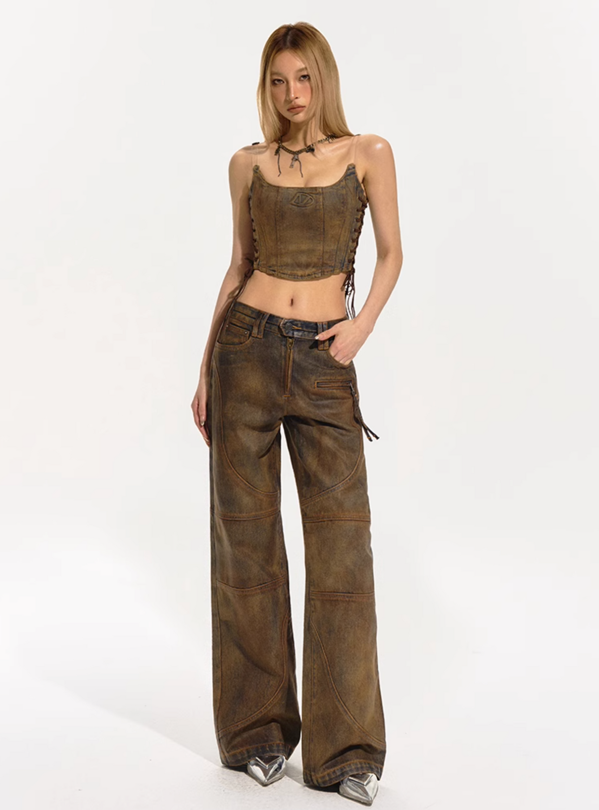 IN STOCK | VACA SAND BUSTIER TOP