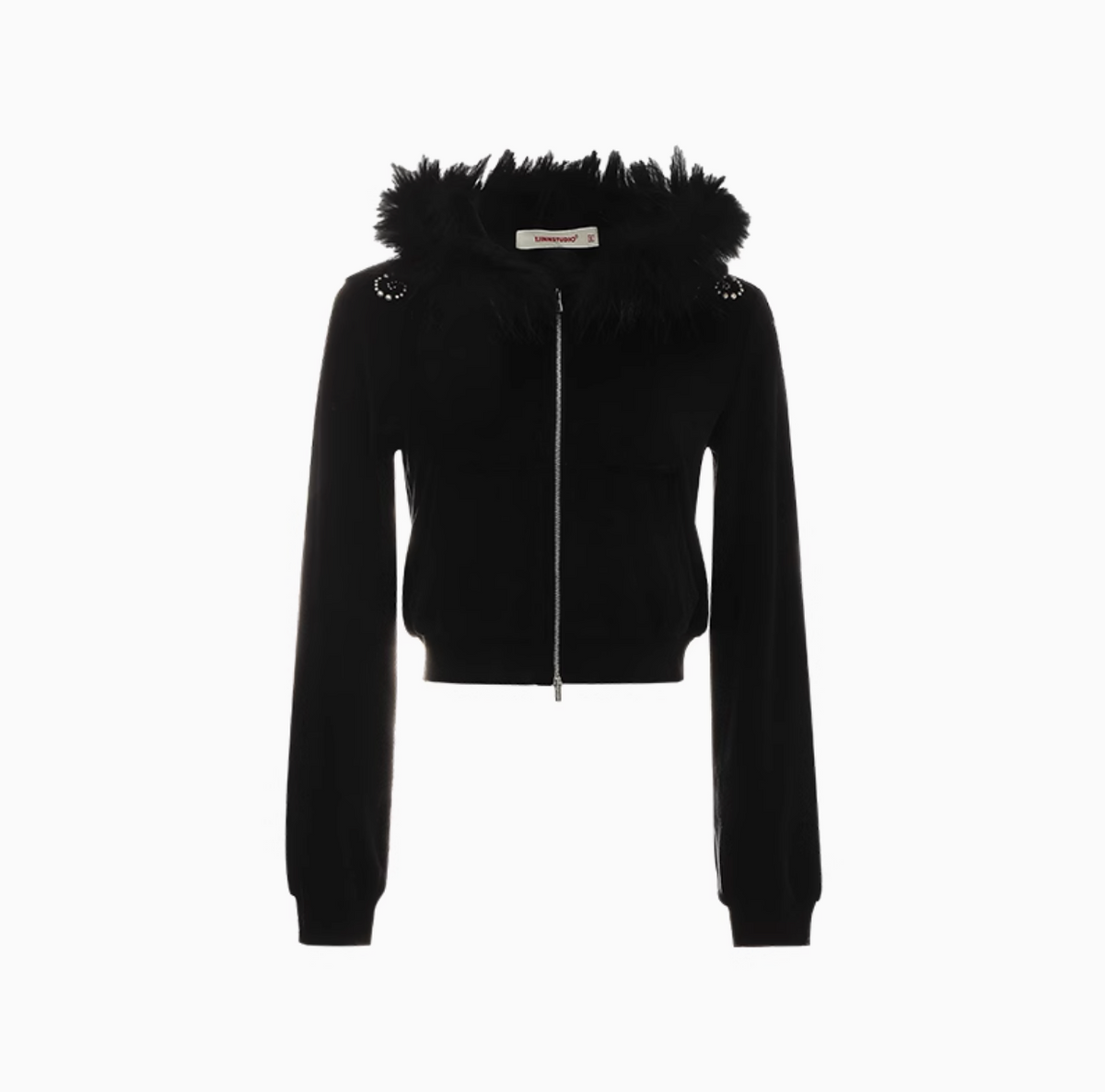 INDIE VELVET RACCOON FUR HOODIE 2-PIECE SET – 3colors
