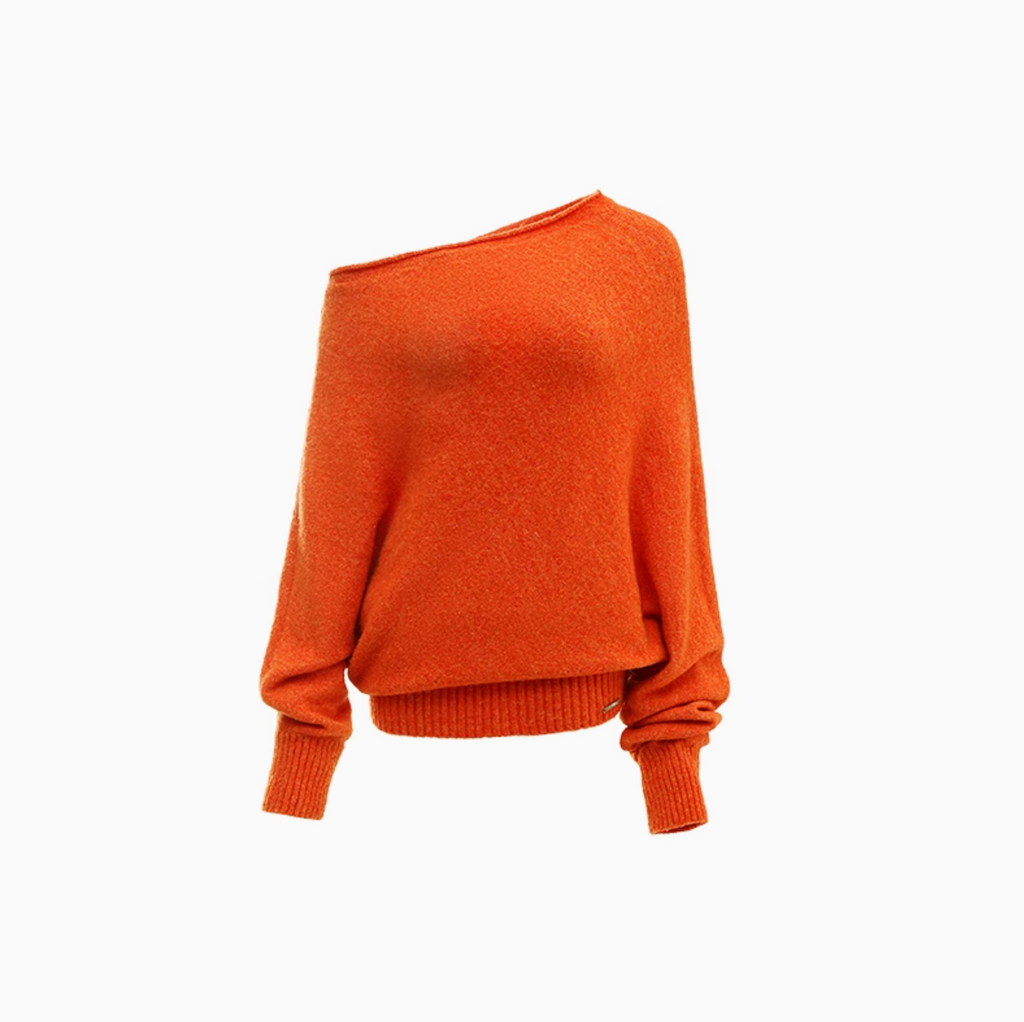 HONEY OFF SHOULDER SWEATER – 4colors