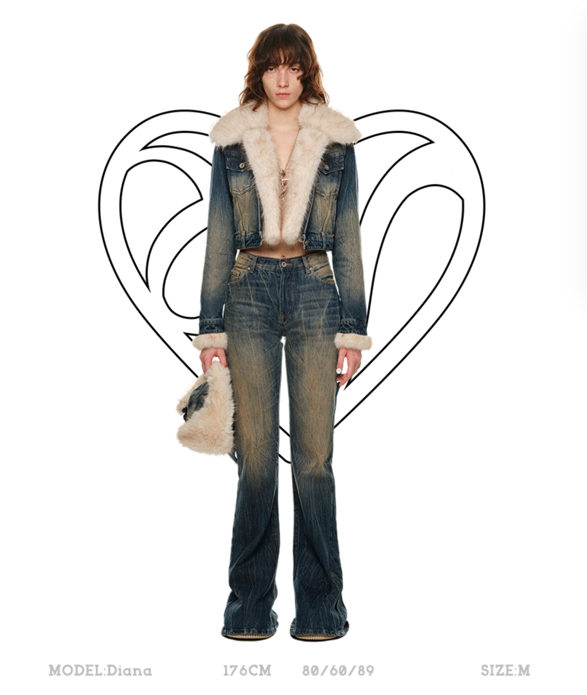 KOBE DENIM JACKET WITH REMOVABLE LINER & JEANS & 2-PIECE SET
