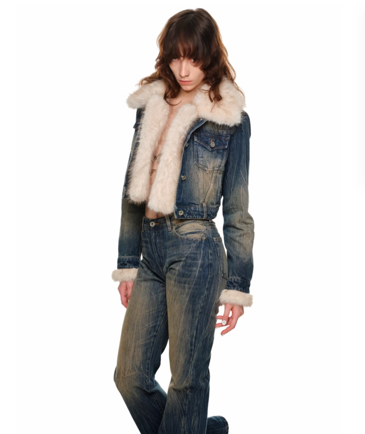 KOBE DENIM JACKET WITH REMOVABLE LINER & JEANS & 2-PIECE SET