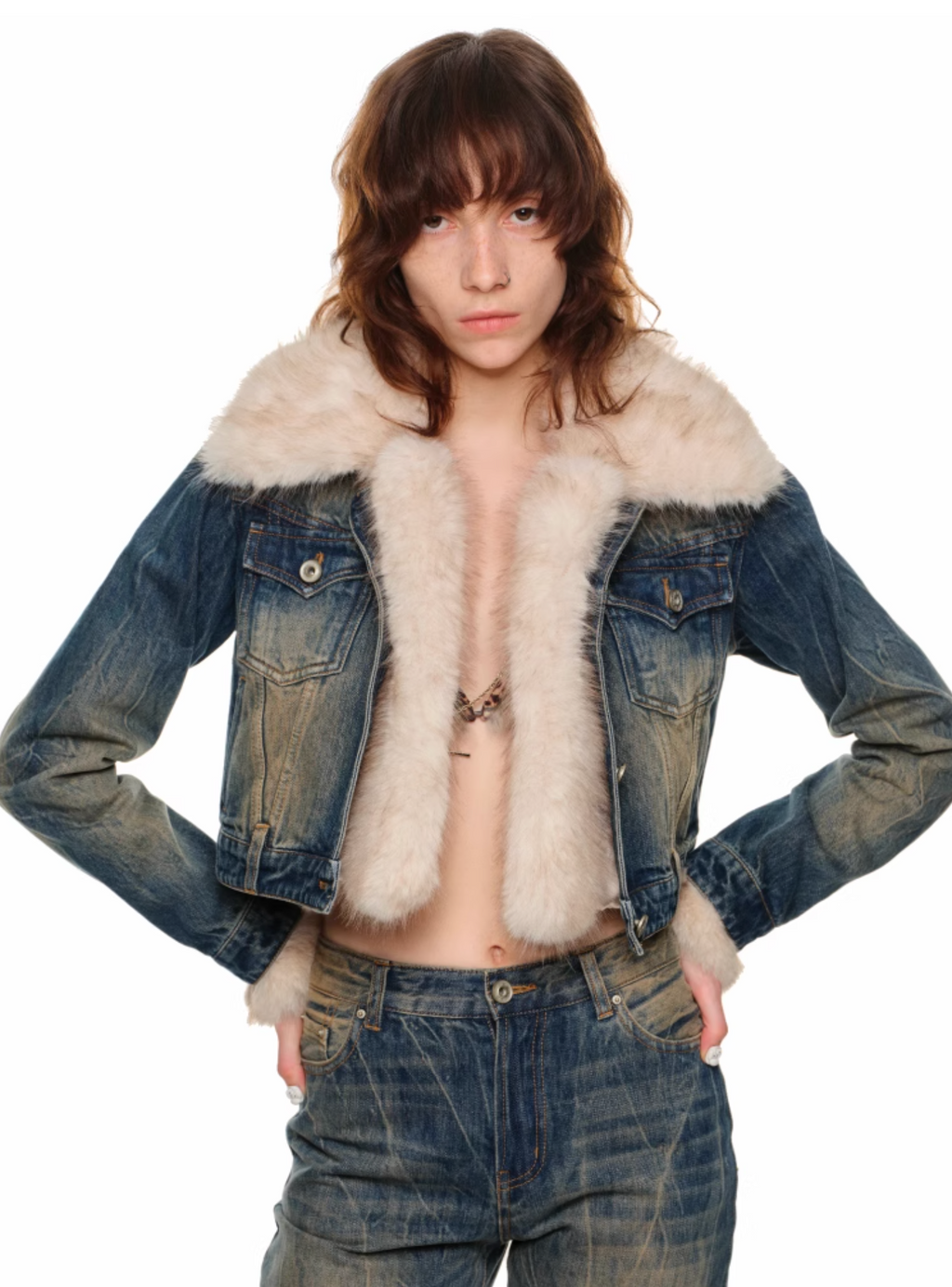 KOBE DENIM JACKET WITH REMOVABLE LINER & JEANS & 2-PIECE SET