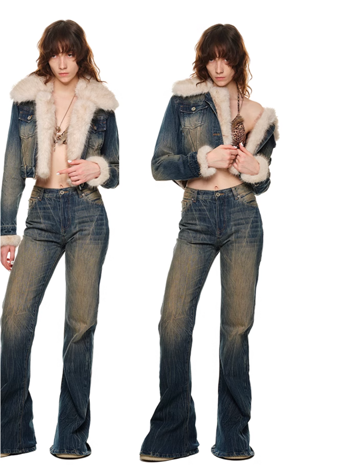 KOBE DENIM JACKET WITH REMOVABLE LINER & JEANS & 2-PIECE SET
