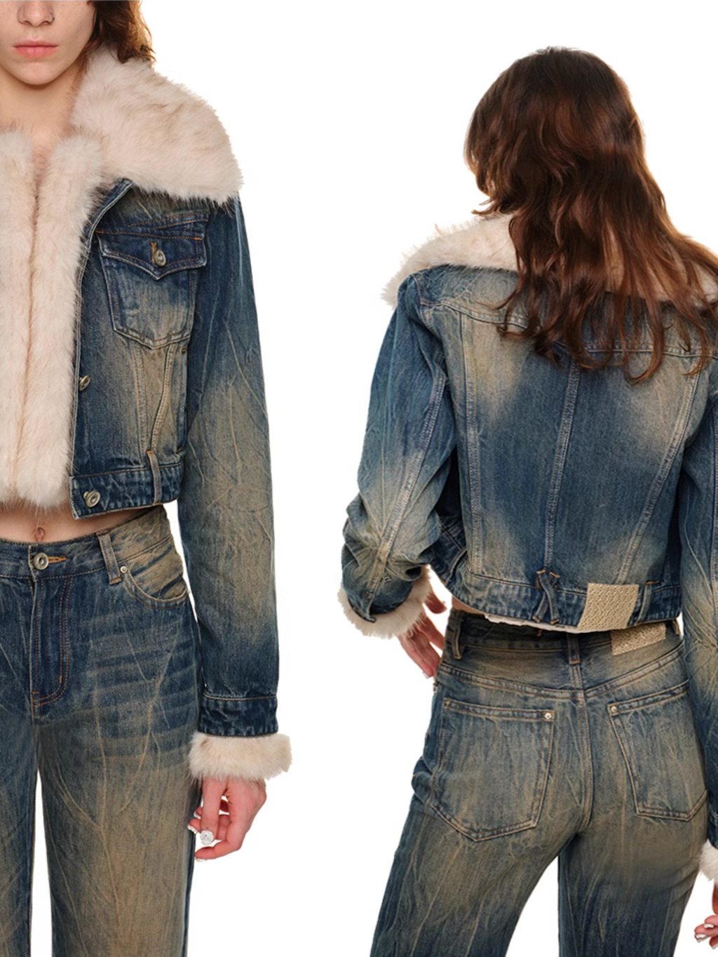 KOBE DENIM JACKET WITH REMOVABLE LINER & JEANS & 2-PIECE SET