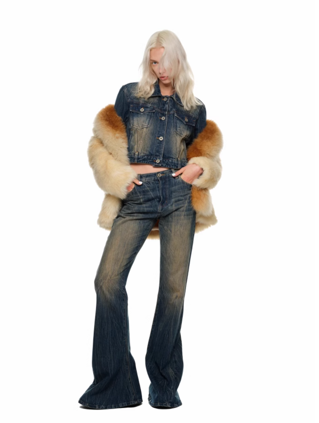 KOBE DENIM JACKET WITH REMOVABLE LINER & JEANS & 2-PIECE SET