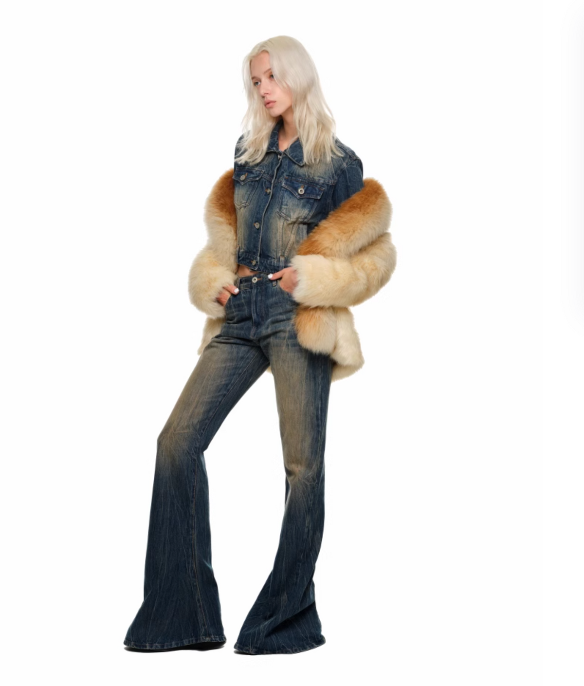 KOBE DENIM JACKET WITH REMOVABLE LINER & JEANS & 2-PIECE SET