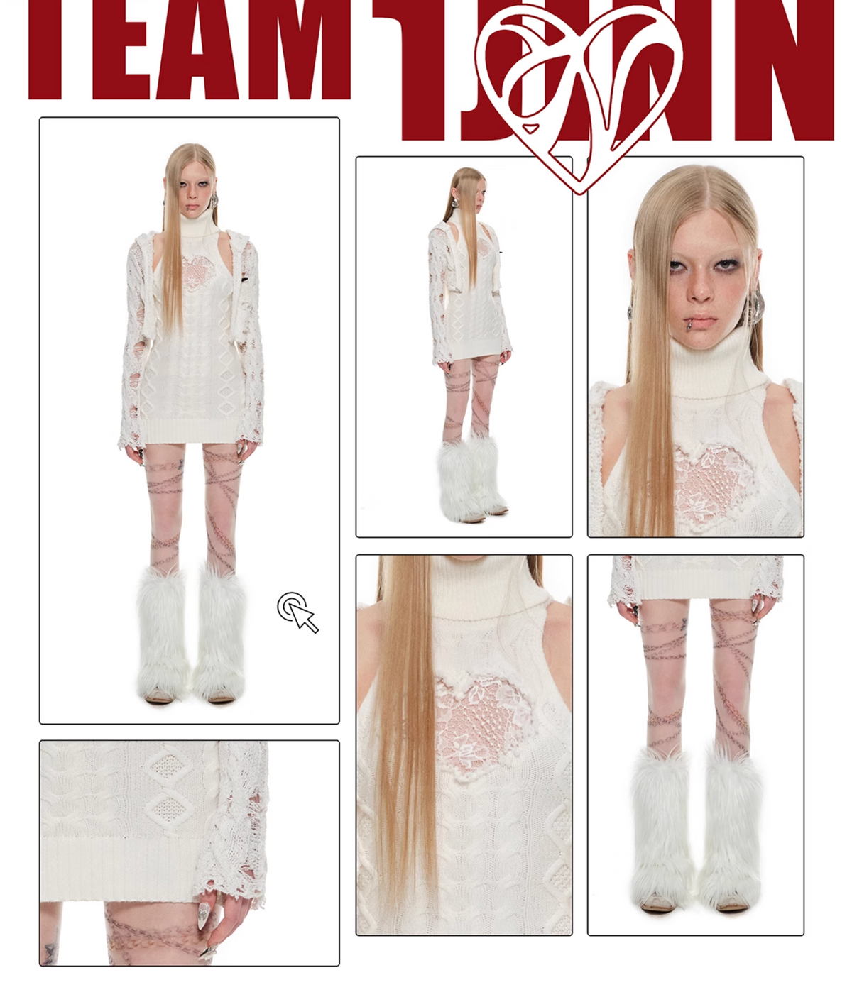 ARIA CABLE KNIT VEST DRESS – 3colors