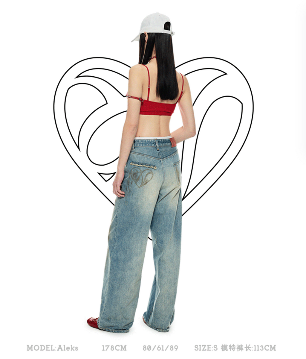 TAMSIN WIDE-LEG JEANS