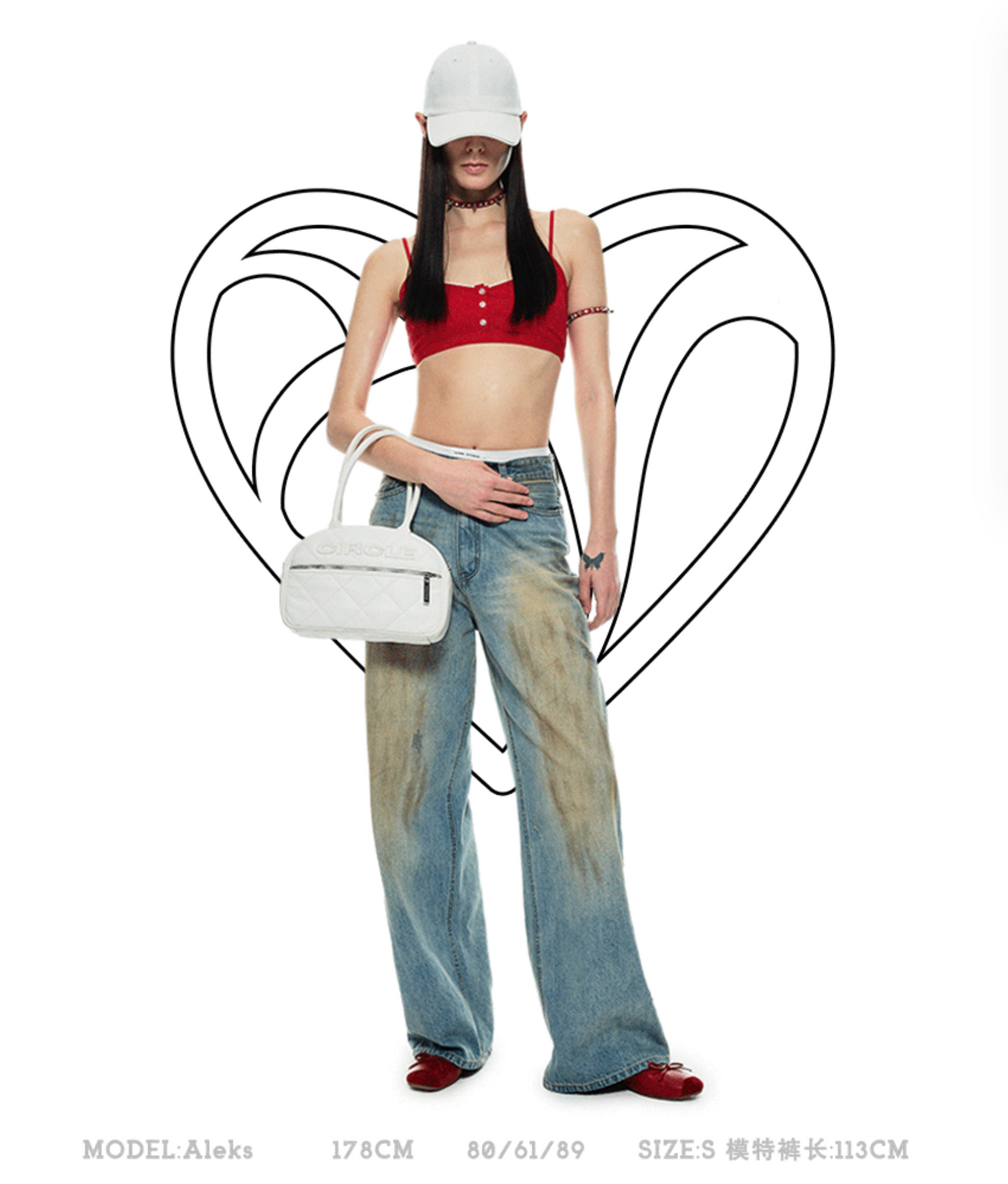 TAMSIN WIDE-LEG JEANS