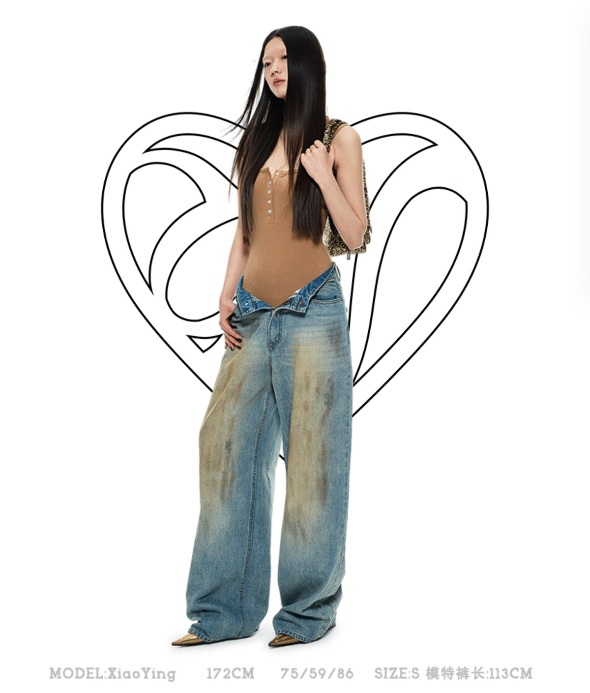 TAMSIN WIDE-LEG JEANS