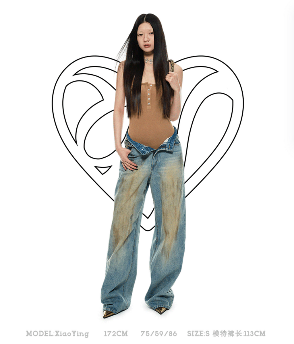 TAMSIN WIDE-LEG JEANS