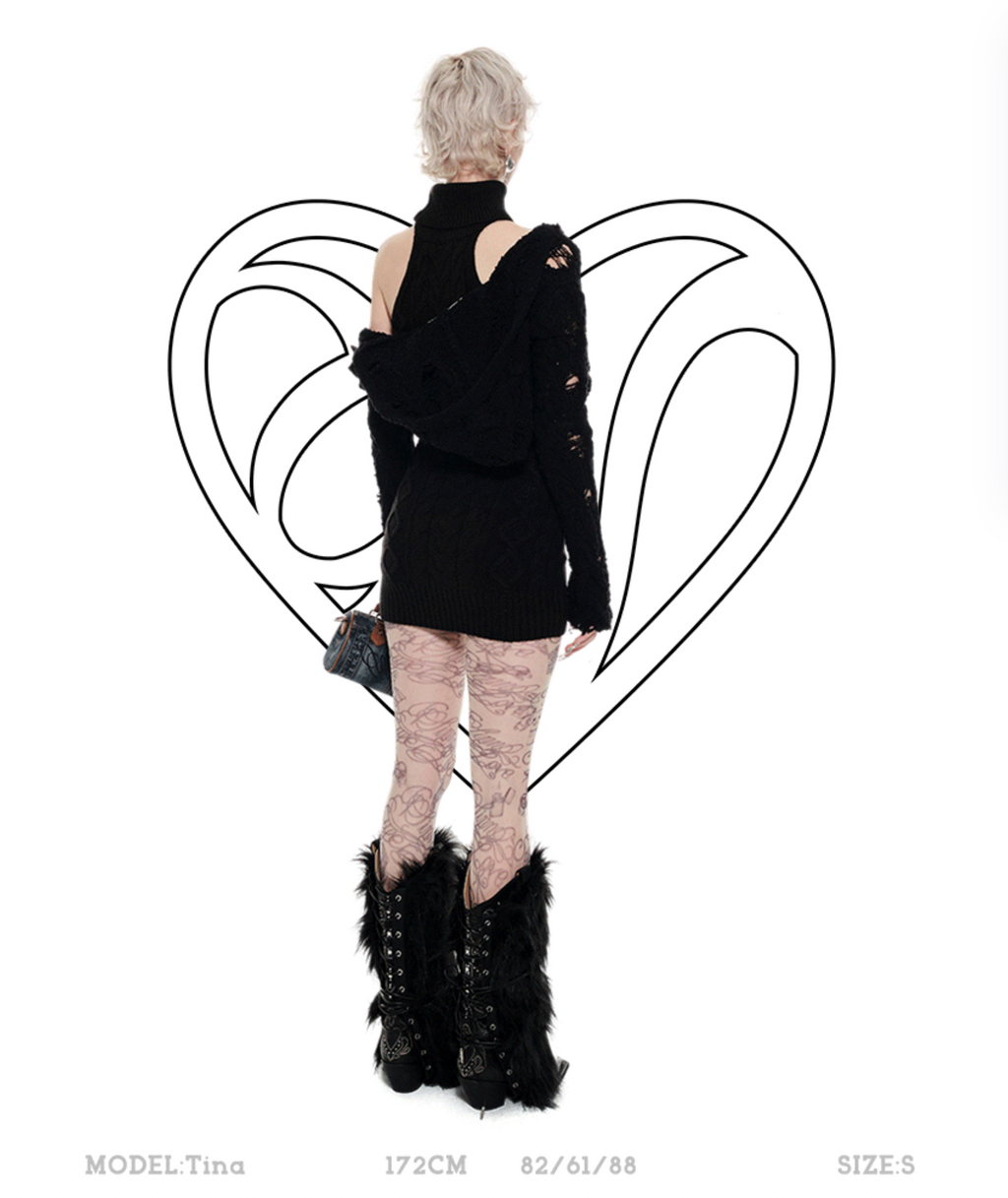 ARIA CABLE KNIT VEST DRESS – 3colors