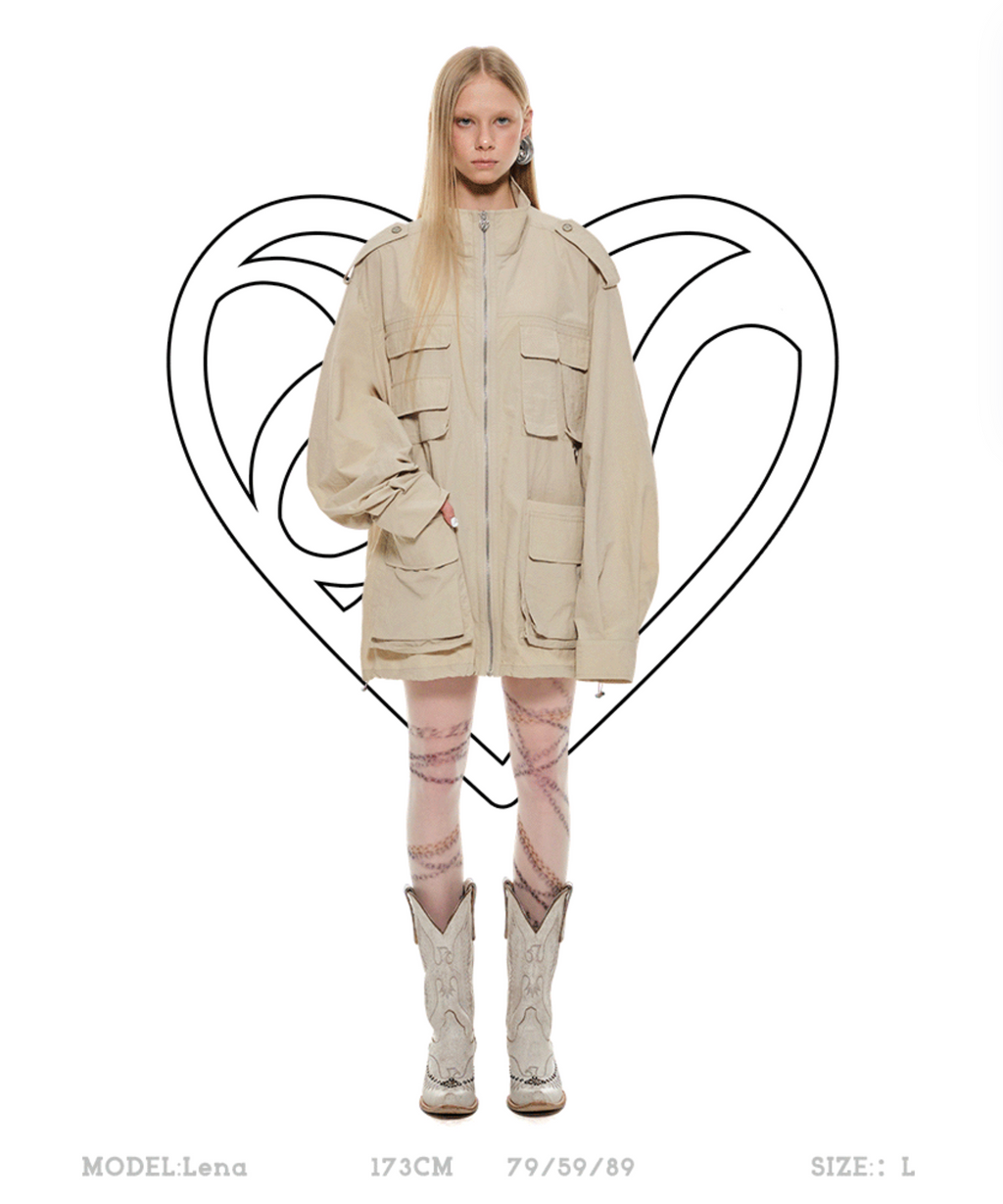 ARMY MERANO CARGO JACKET – 2colors