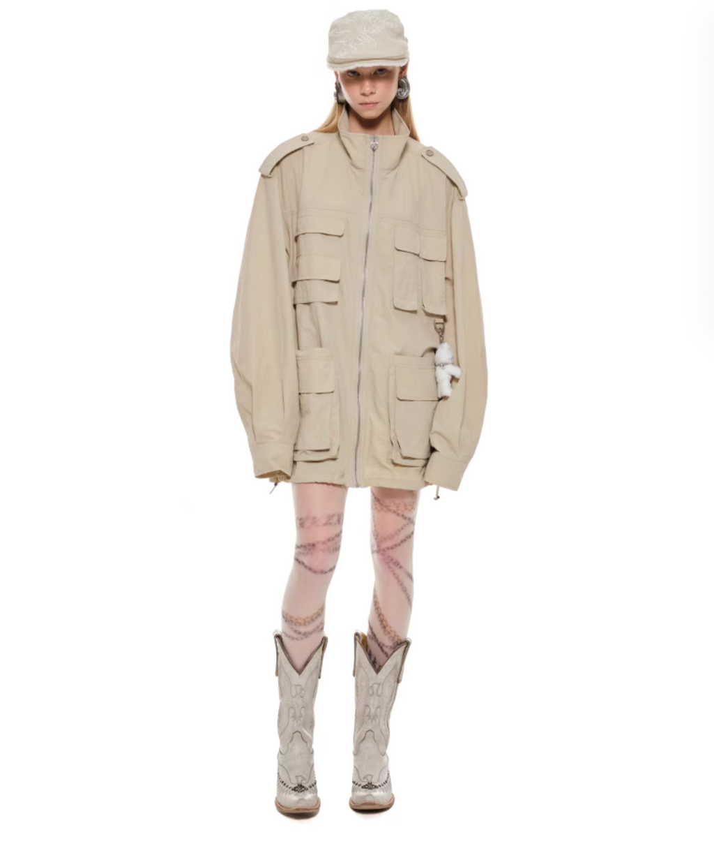 ARMY MERANO CARGO JACKET – 2colors