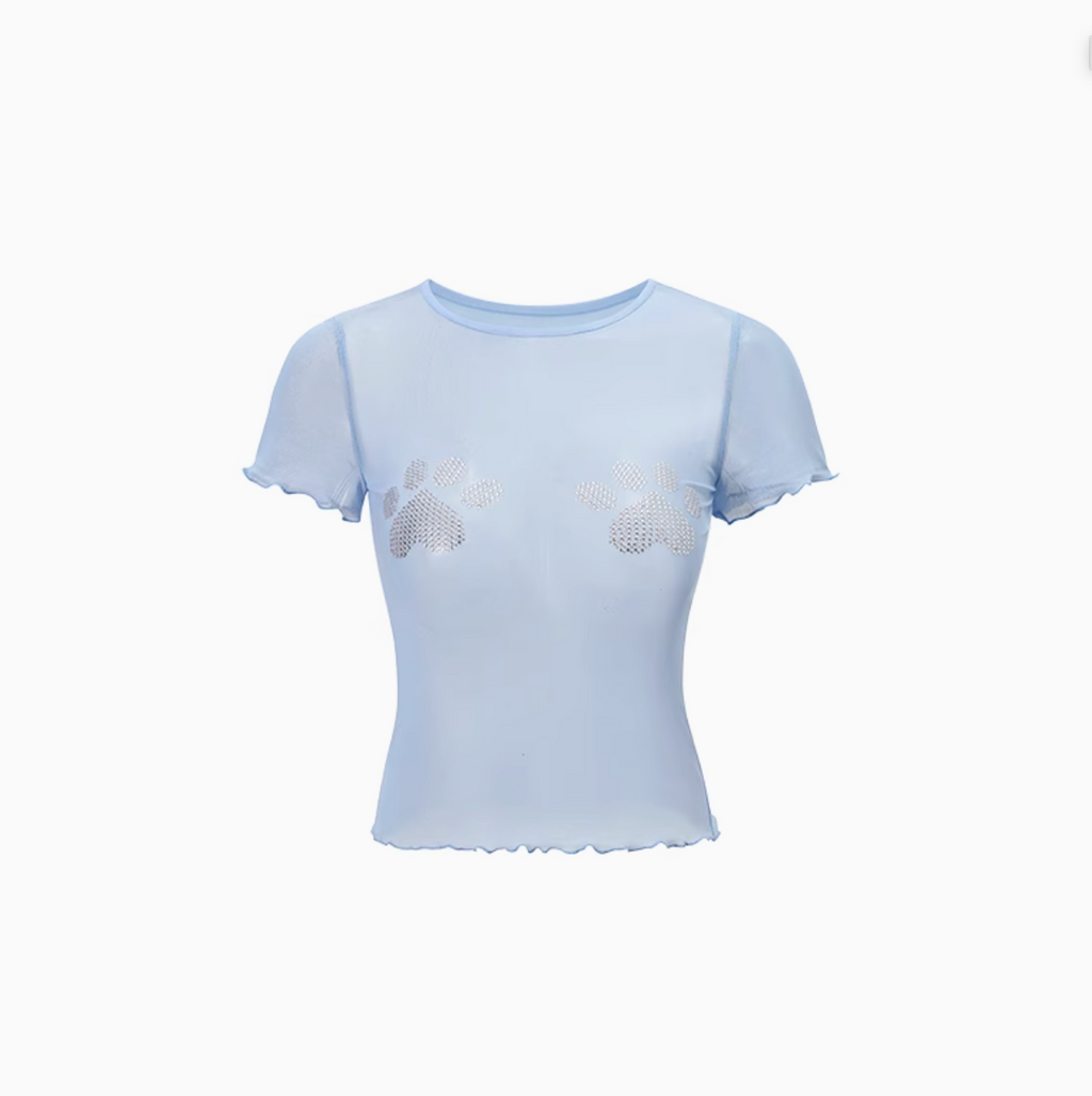 NOT YOUR SHEER MESH TOP