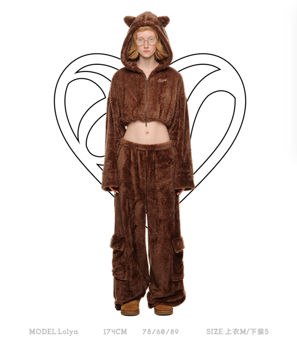 BEAR IT ALL FAUX FUR 2-PIECE SET – 2colors
