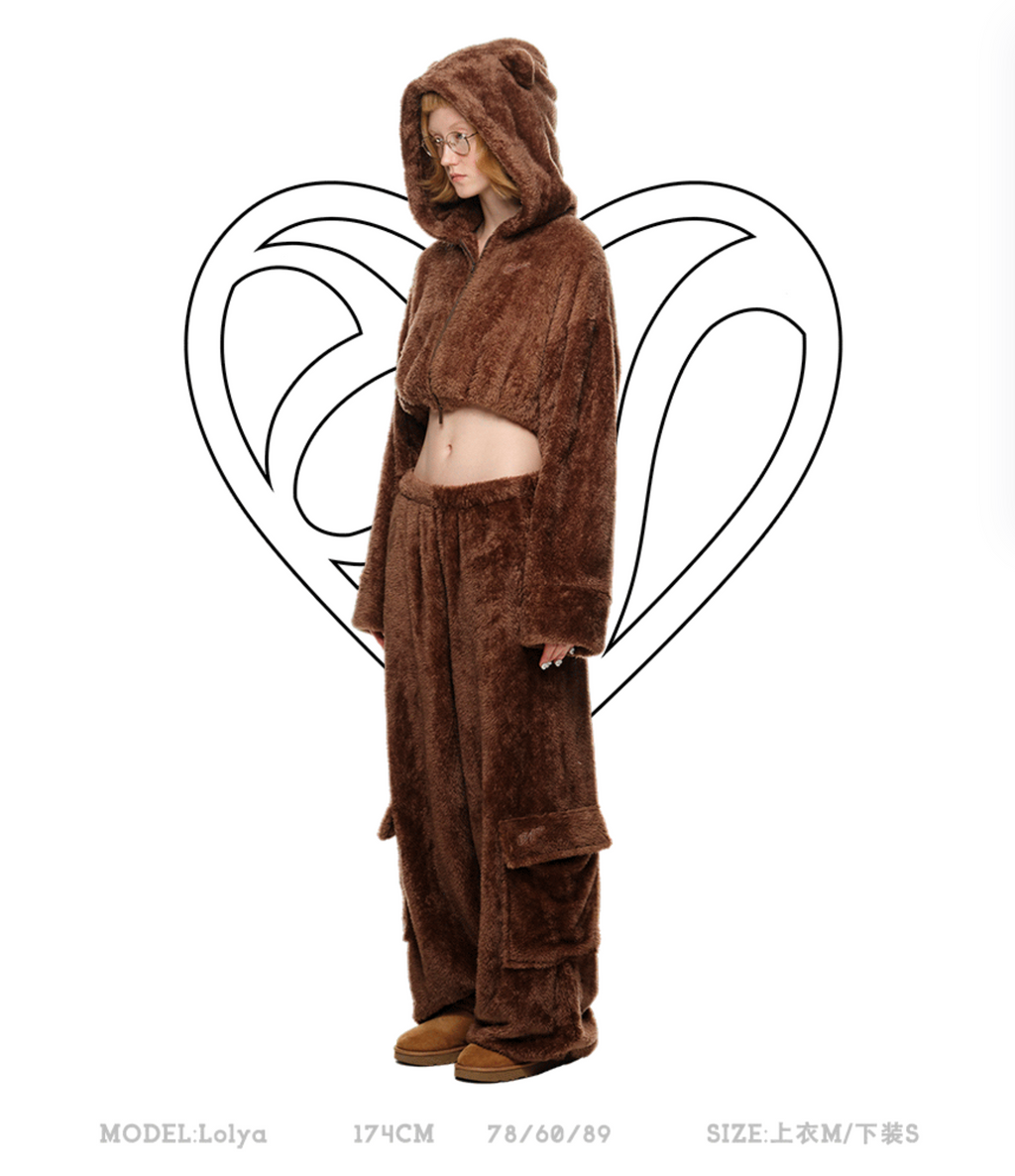 BEAR IT ALL FAUX FUR 2-PIECE SET – 2colors