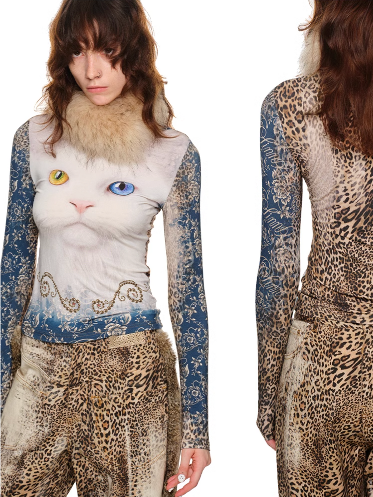 THRONE CAT LEOPARD TOP