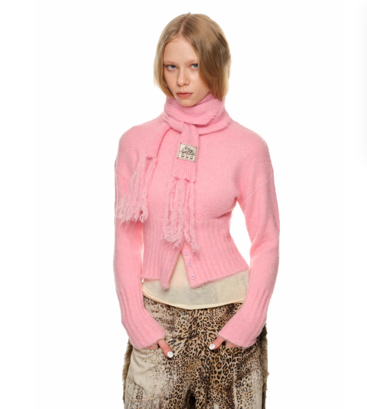 PINK ACNE CARDIGAN – 3colors