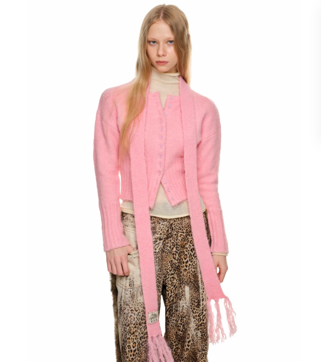 PINK ACNE CARDIGAN – 3colors
