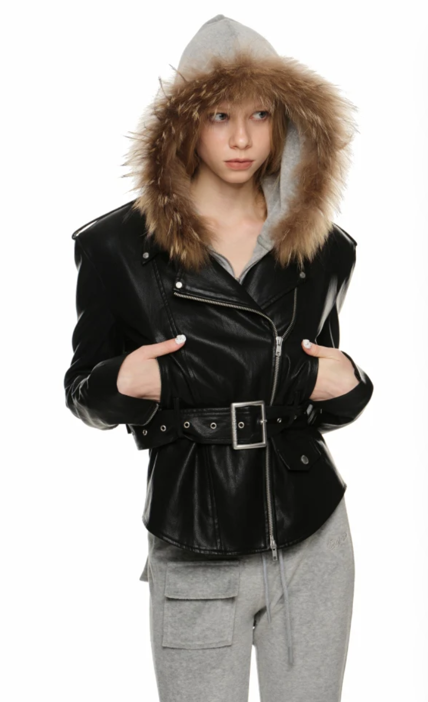 FABBIE MOTO LEATHER JACKET