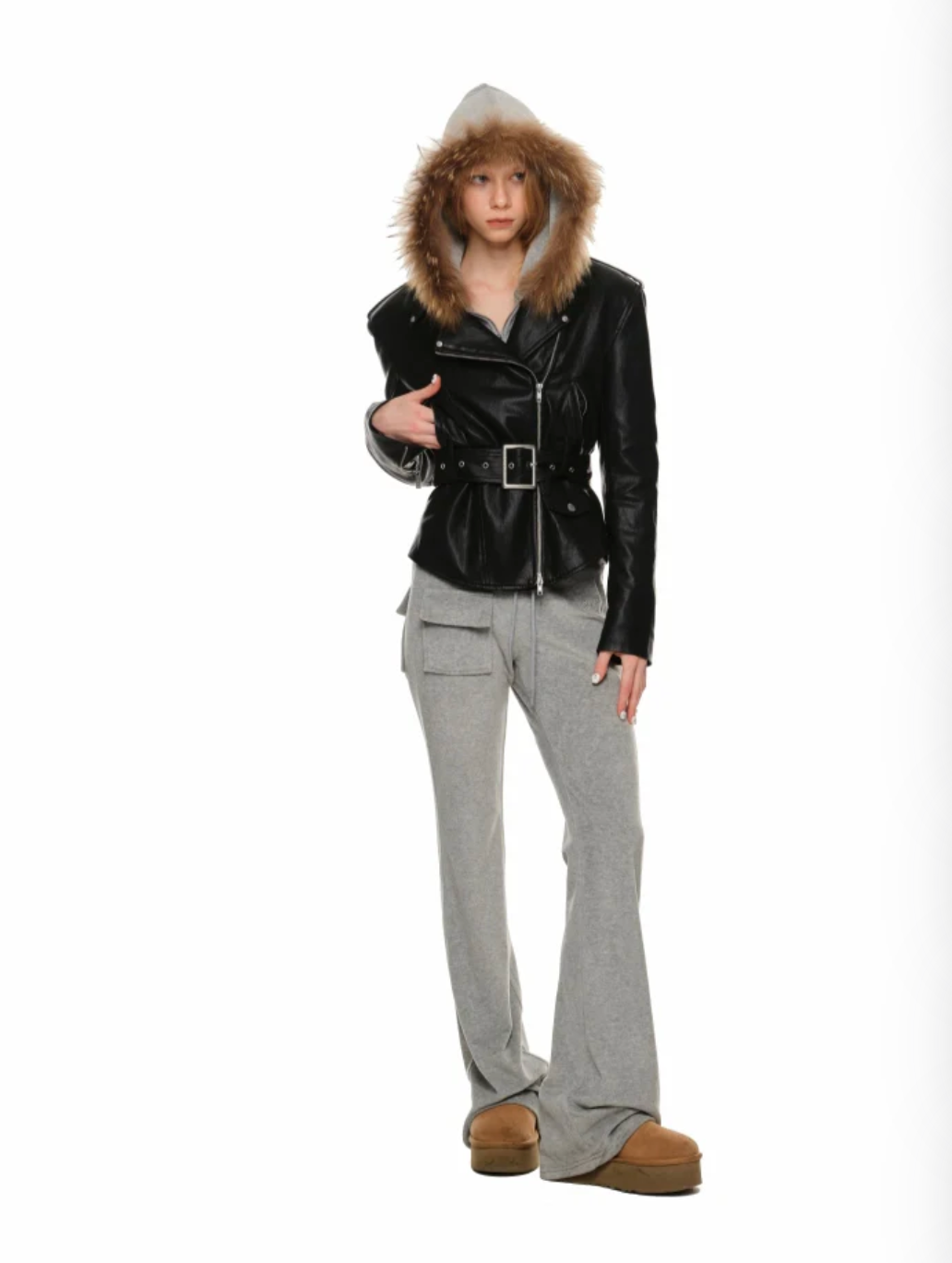 FABBIE MOTO LEATHER JACKET