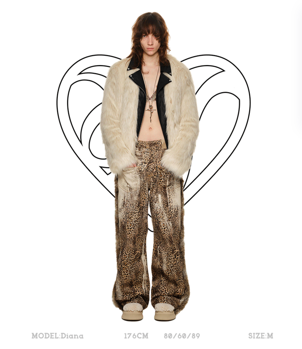 CREAM FUR DELISH FAUX-FUR JACKET