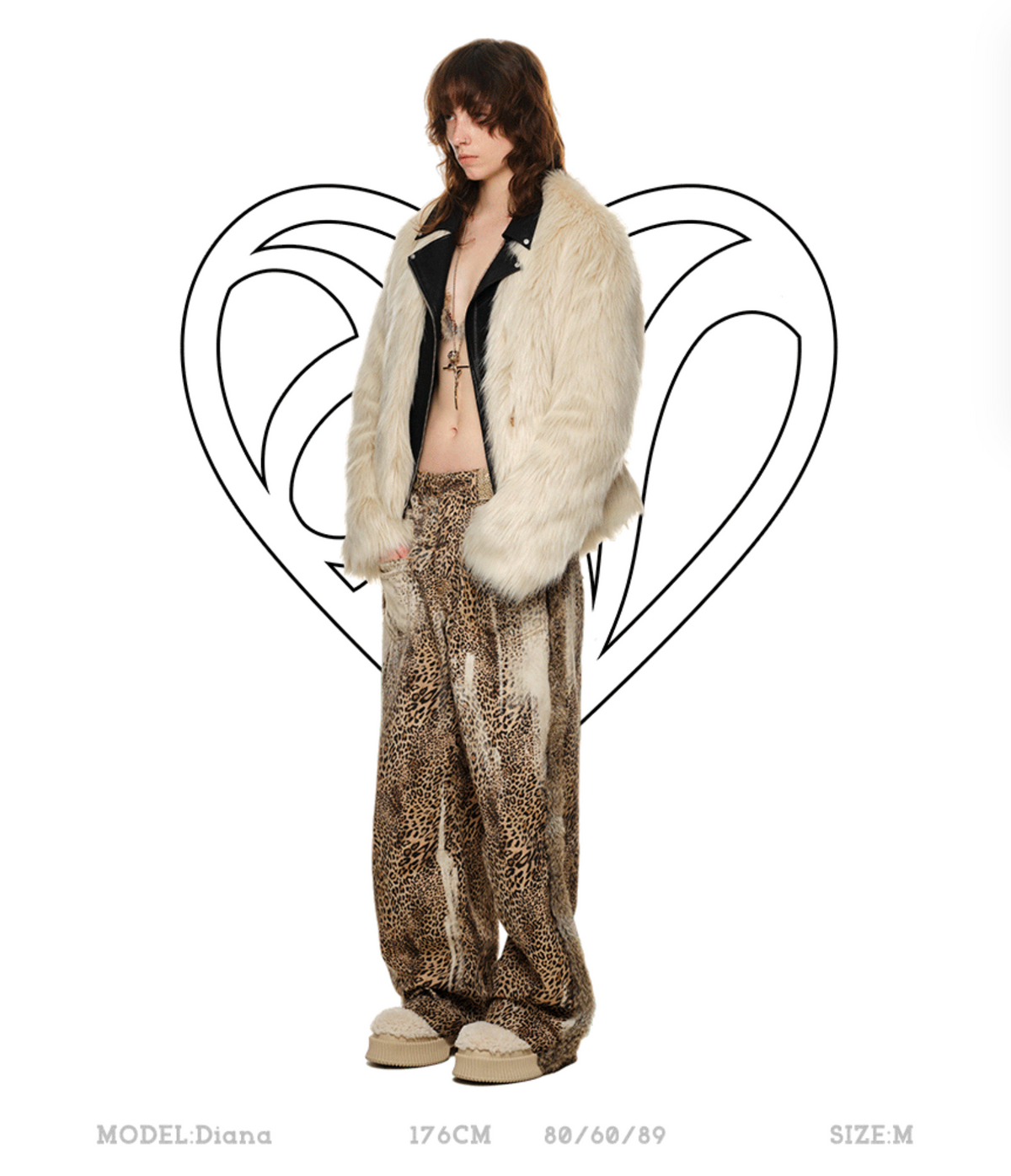 CREAM FUR DELISH FAUX-FUR JACKET