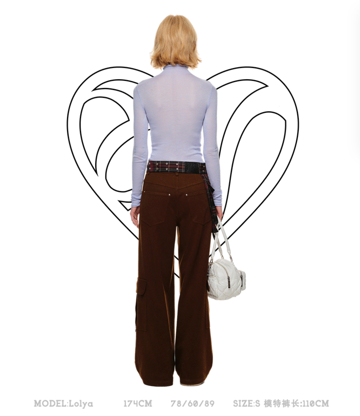 JACK WOOL CARGO PANTS – BROWN