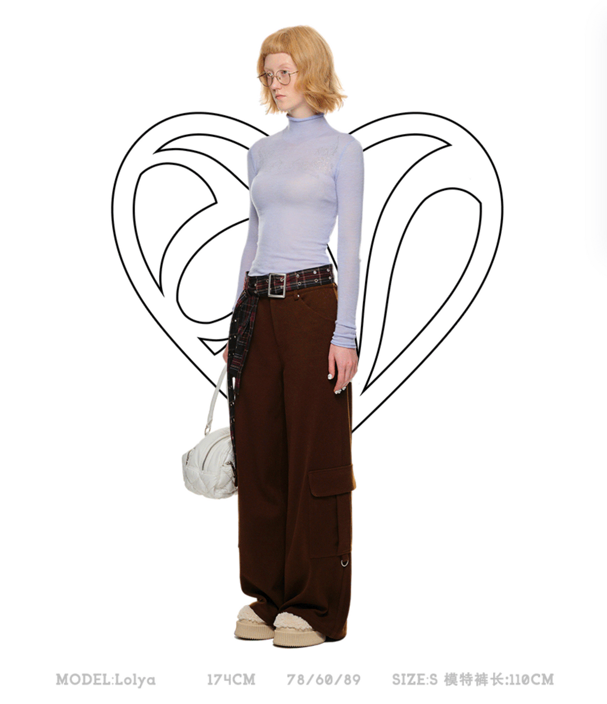JACK WOOL CARGO PANTS – BROWN