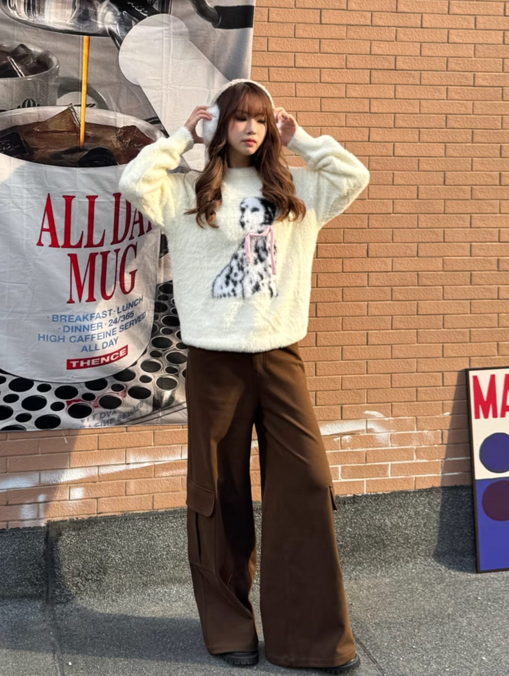 JACK WOOL CARGO PANTS – BROWN