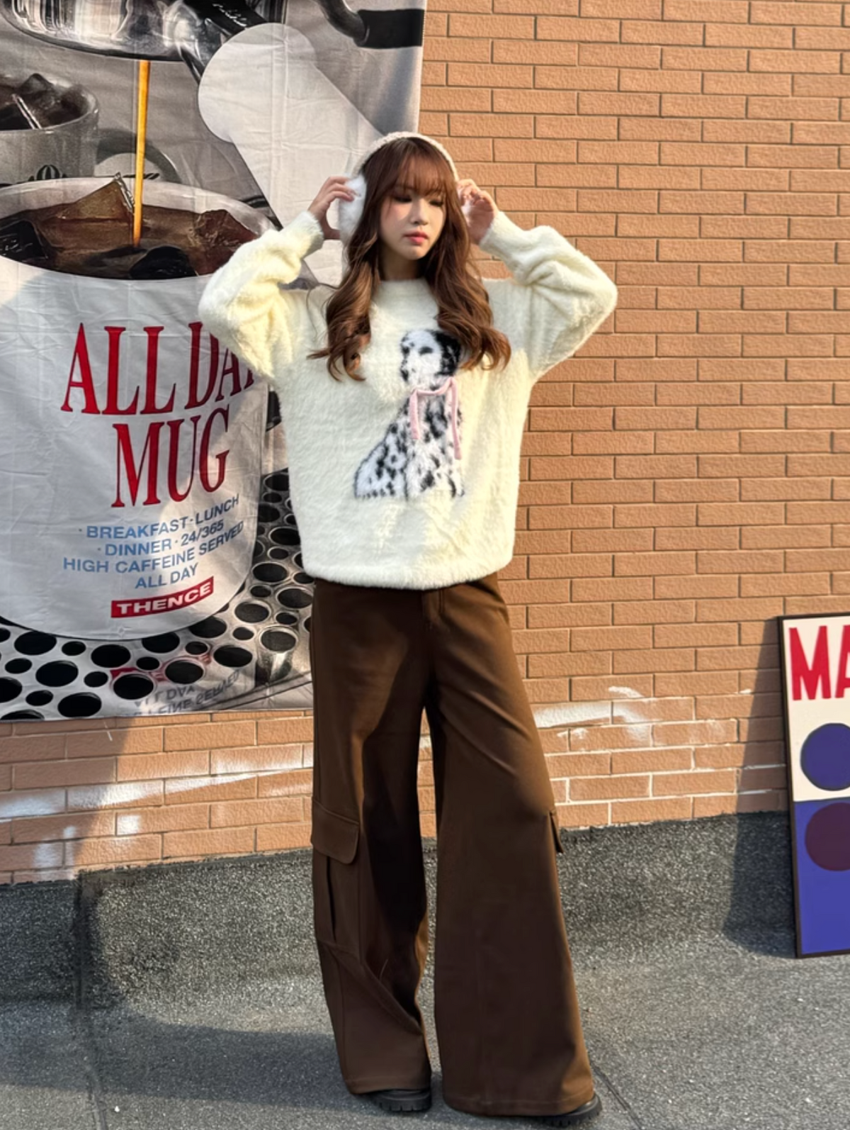 JACK WOOL CARGO PANTS – BROWN