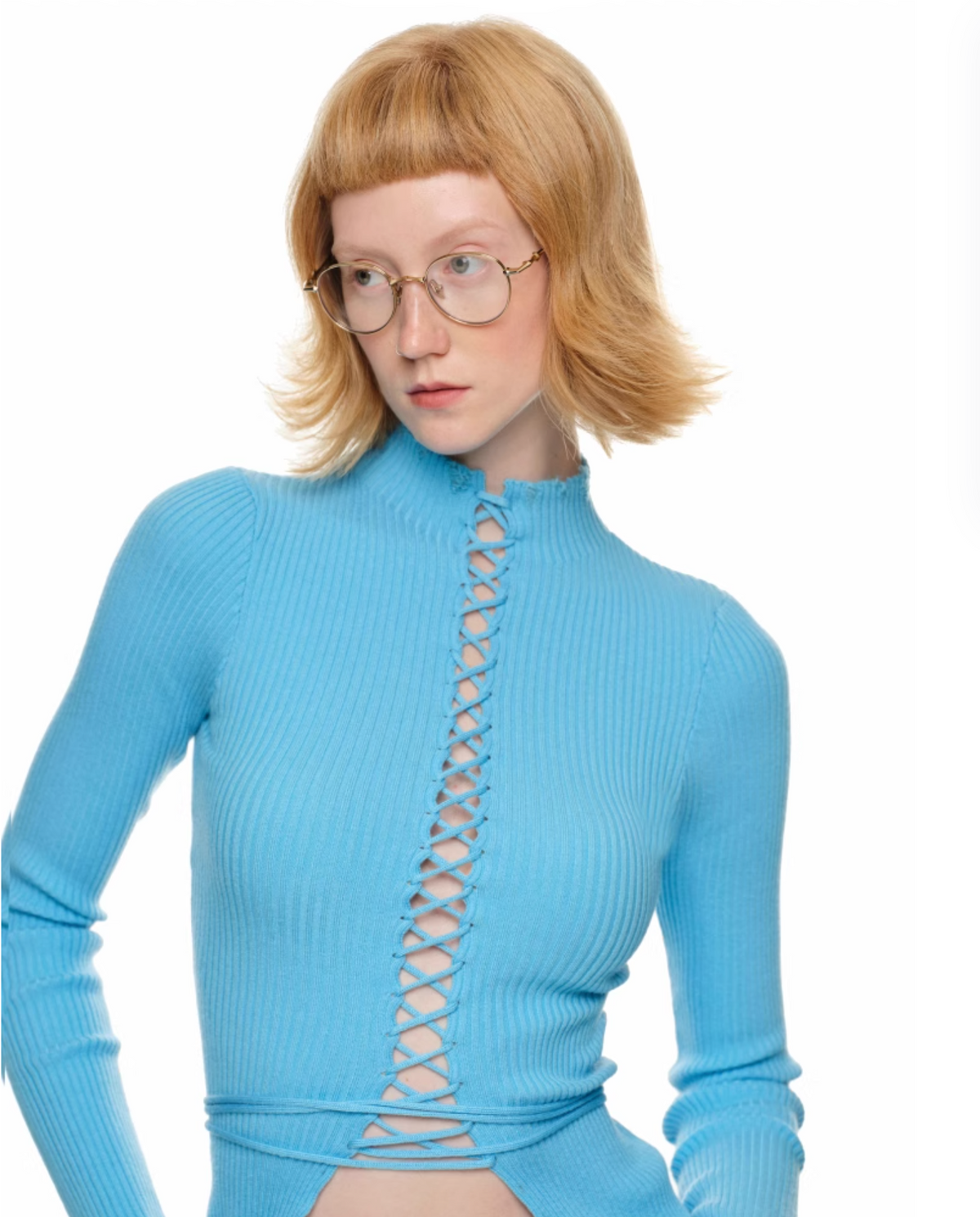 BLUE RUBYJANE RIBBED TOP – 2colors