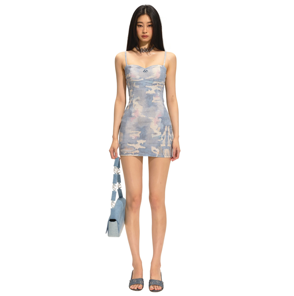 IN STOCK | AMANDA DENIM MINI DRESS