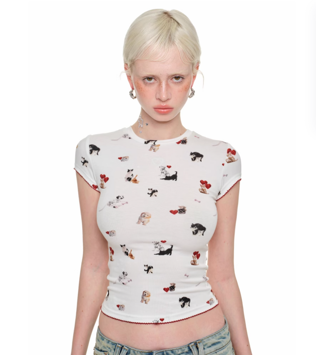 CAT BLESS YOU T-SHIRT