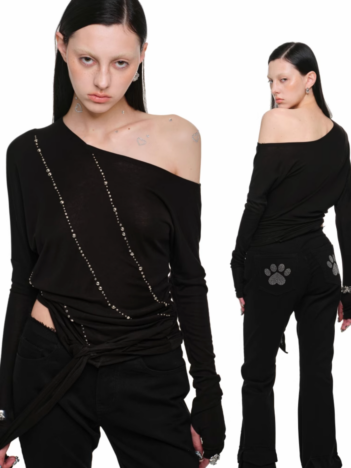 WILLY WOOL TOP – BLACK