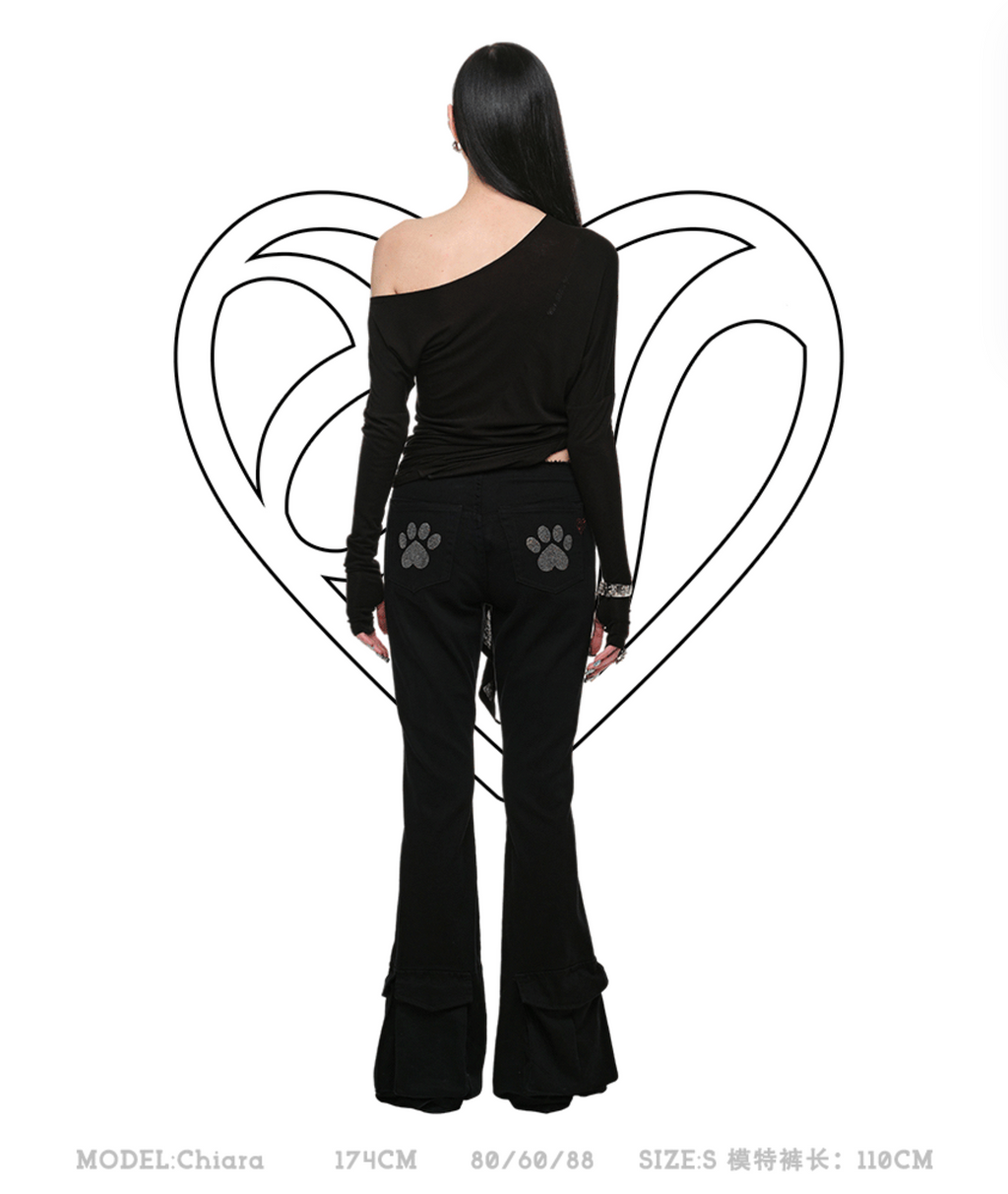 WILLY WOOL TOP – BLACK