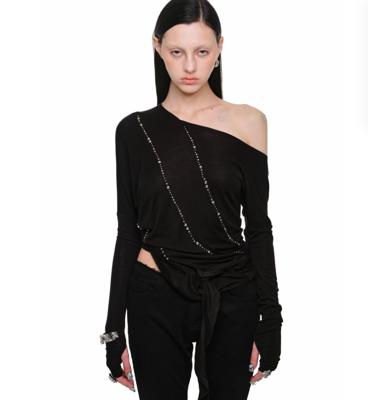 WILLY WOOL TOP – BLACK